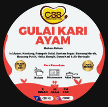 Load image into Gallery viewer, CBB: Ready-to-eat Lauk Gulai &amp; Lemak