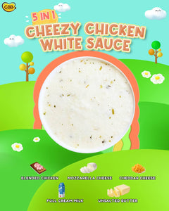 CBB Sauces: Cheezy chicken white sauce