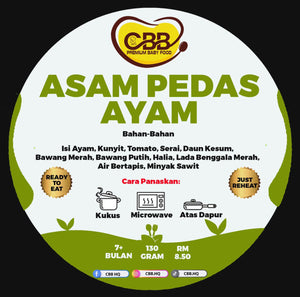 CBB: Ready-to-eat Lauk Asam Pedas