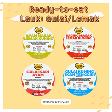 Load image into Gallery viewer, CBB: Ready-to-eat Lauk Gulai &amp; Lemak